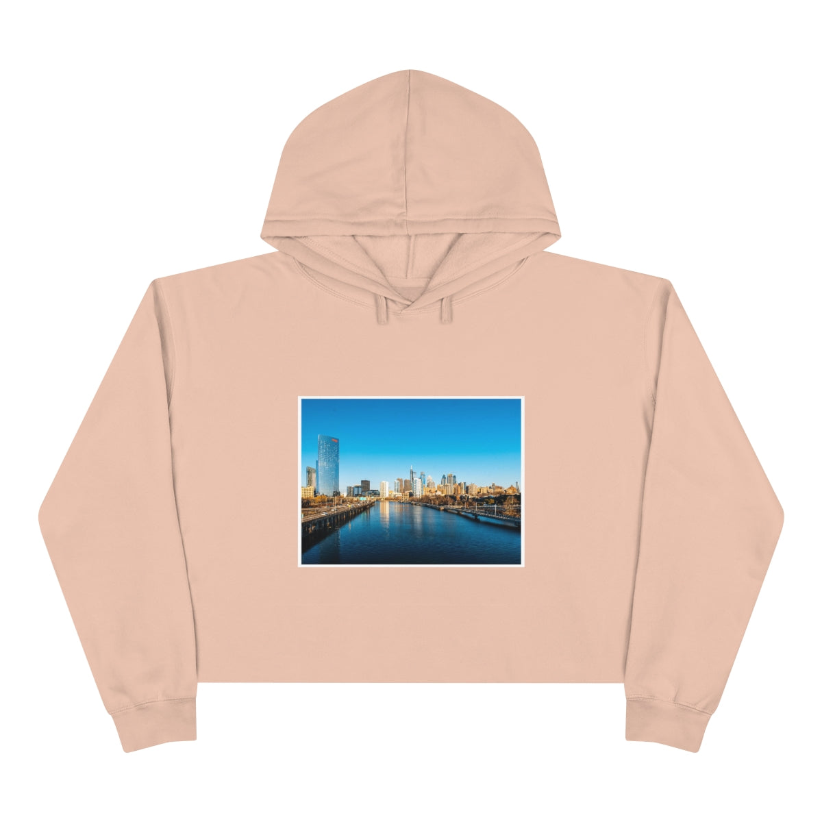 Philly Skyline Crop Hoodie