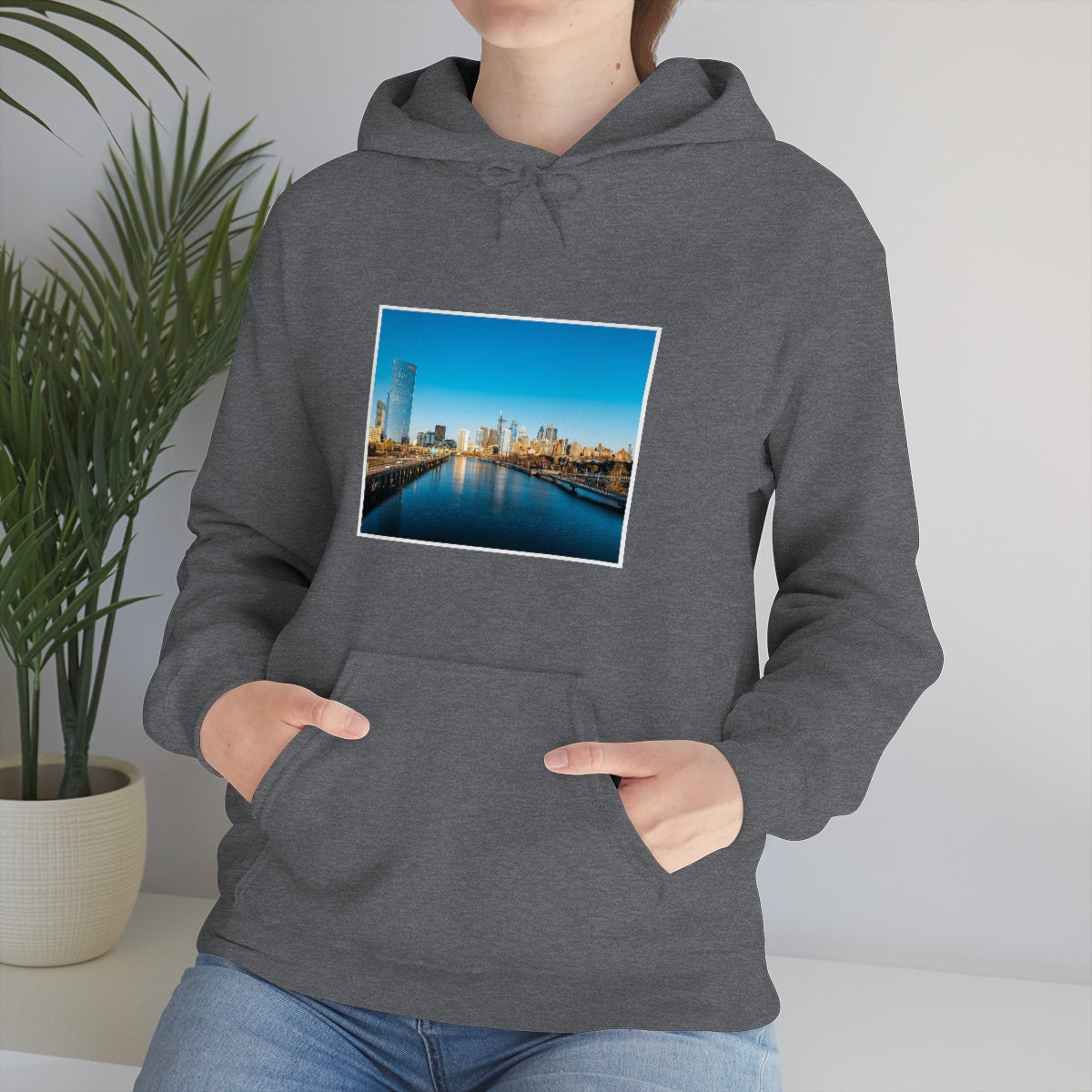 Philly Skyline Unisex Heavy Blend™ Hooded Sweatshirt