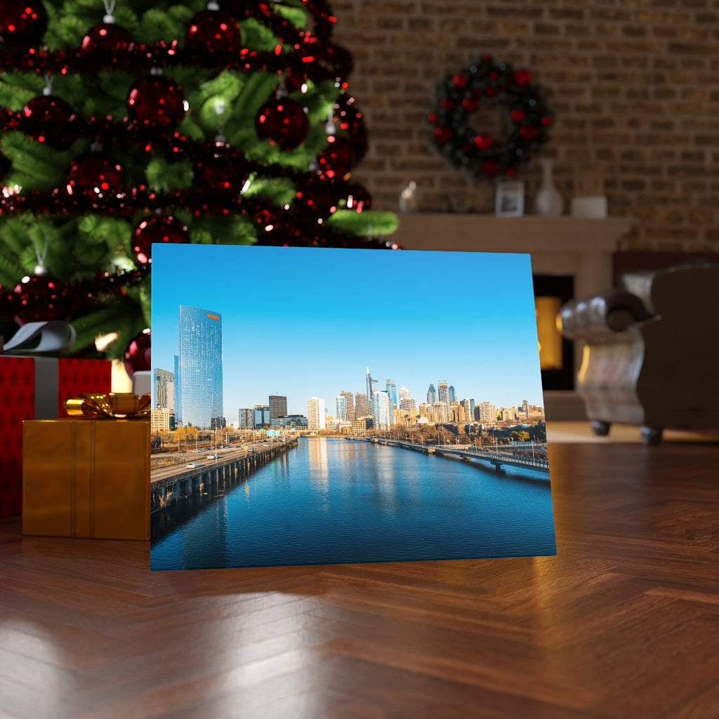 Philadelphia Skyline Daytime Home Office Decor Wall Canvas Art Gallery Wraps