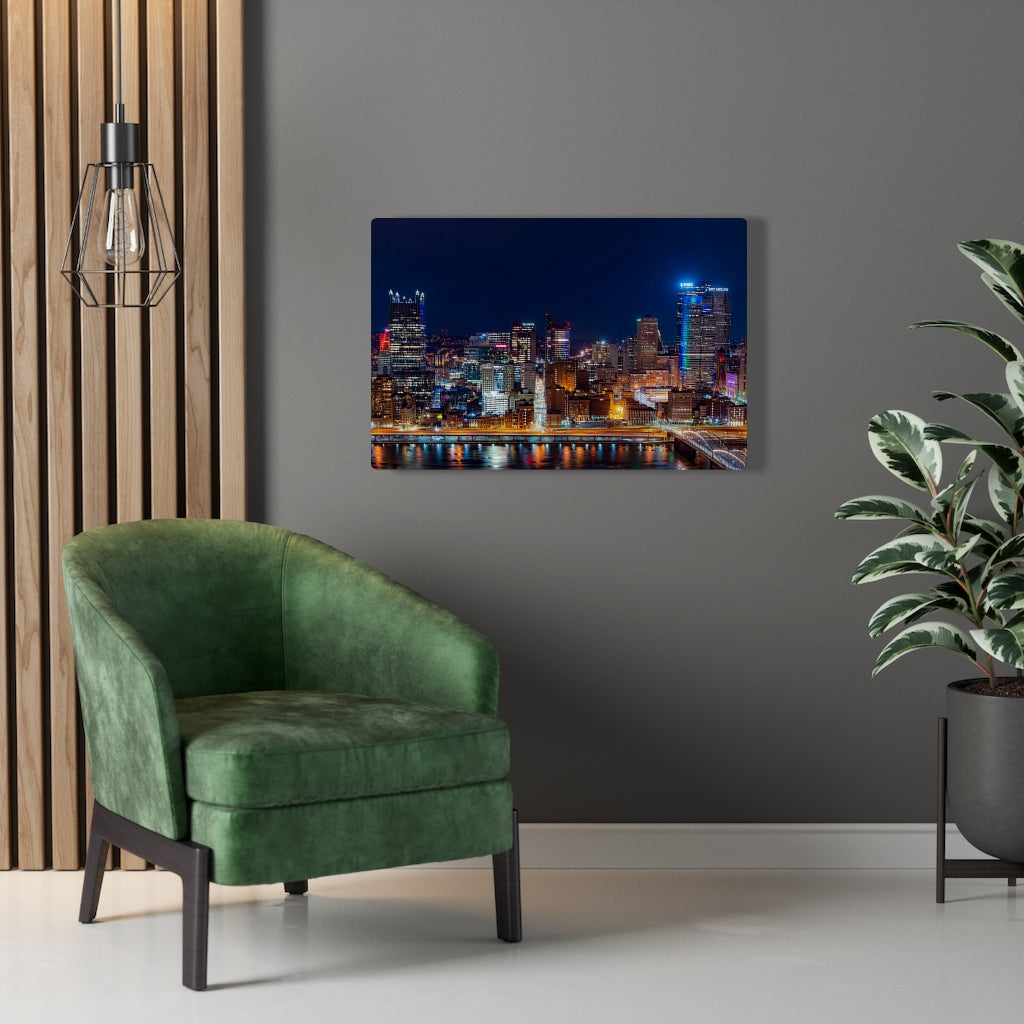 Pittsburgh Skyline Canvas Gallery Wraps