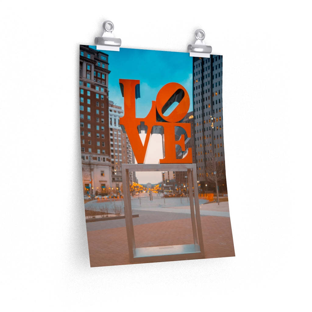 Love Park Philadelphia Premium Matte vertical posters