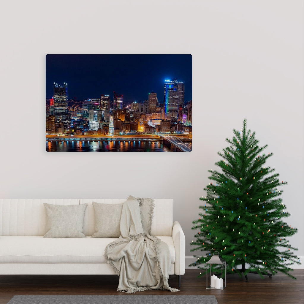 Pittsburgh Skyline Canvas Gallery Wraps