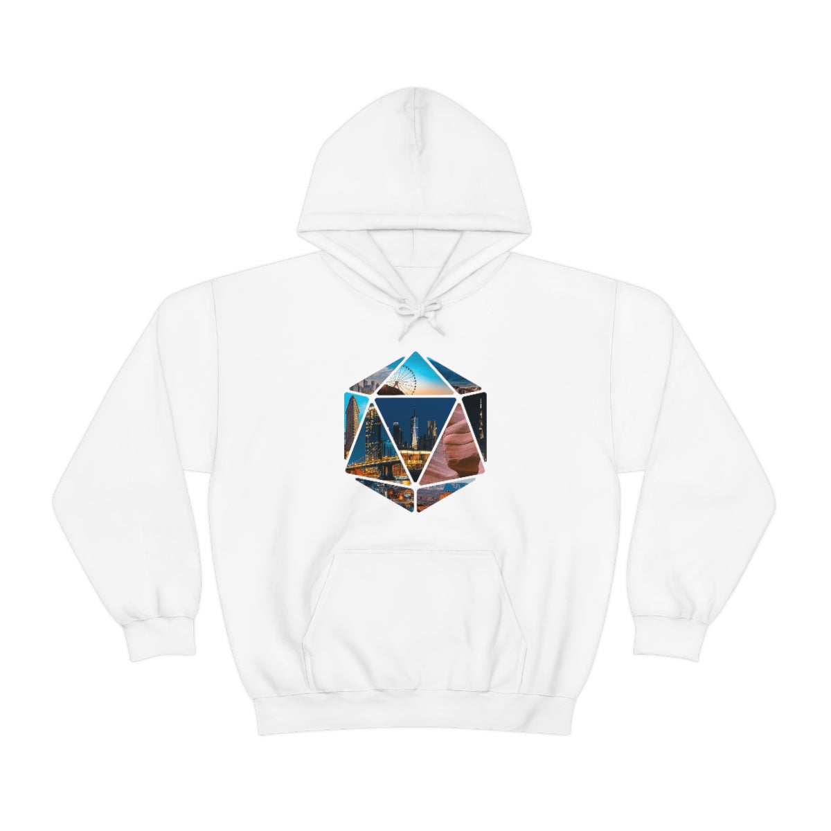 Hexagon Art Unisex Heavy Blend Hooded Sweatshirt