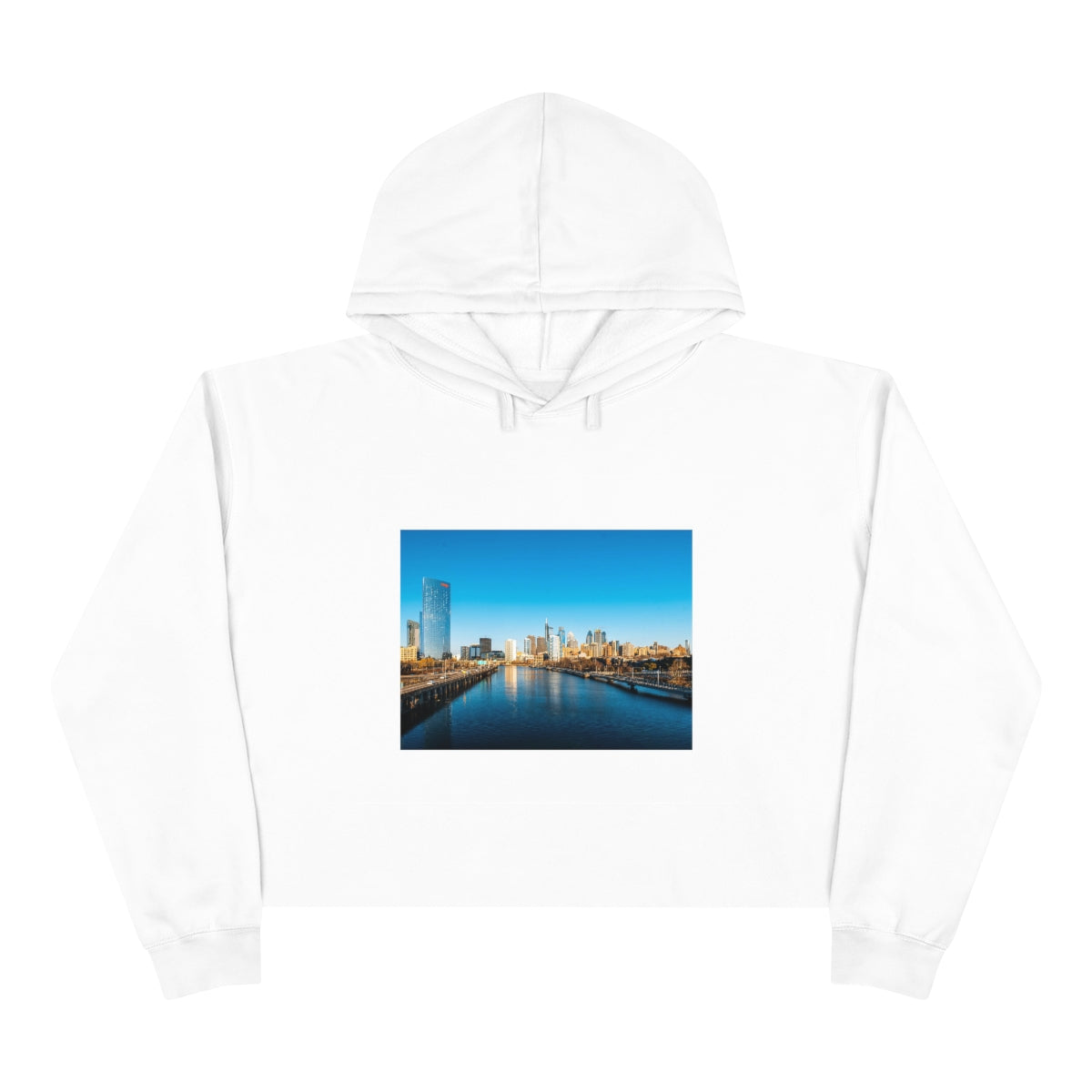 Philly Skyline Crop Hoodie