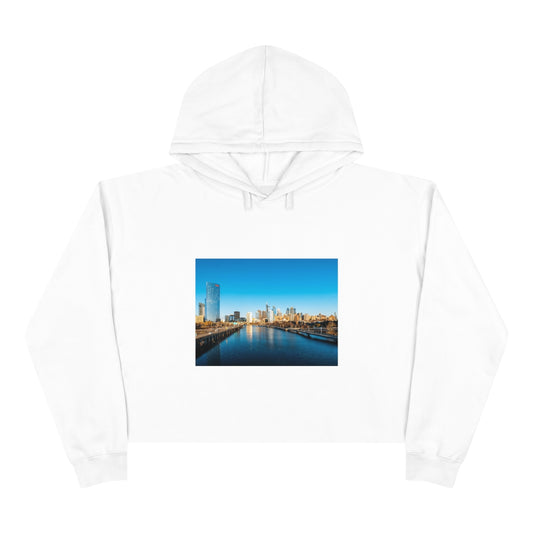 Philly Skyline Crop Hoodie