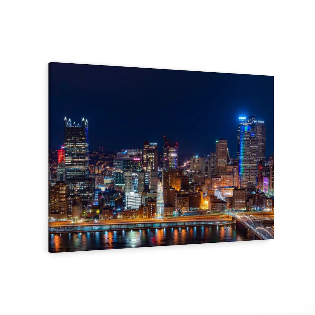 Pittsburgh Skyline Canvas Gallery Wraps