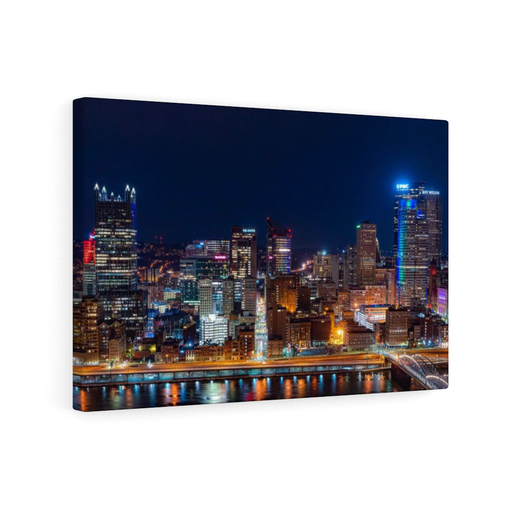 Pittsburgh Skyline Canvas Gallery Wraps