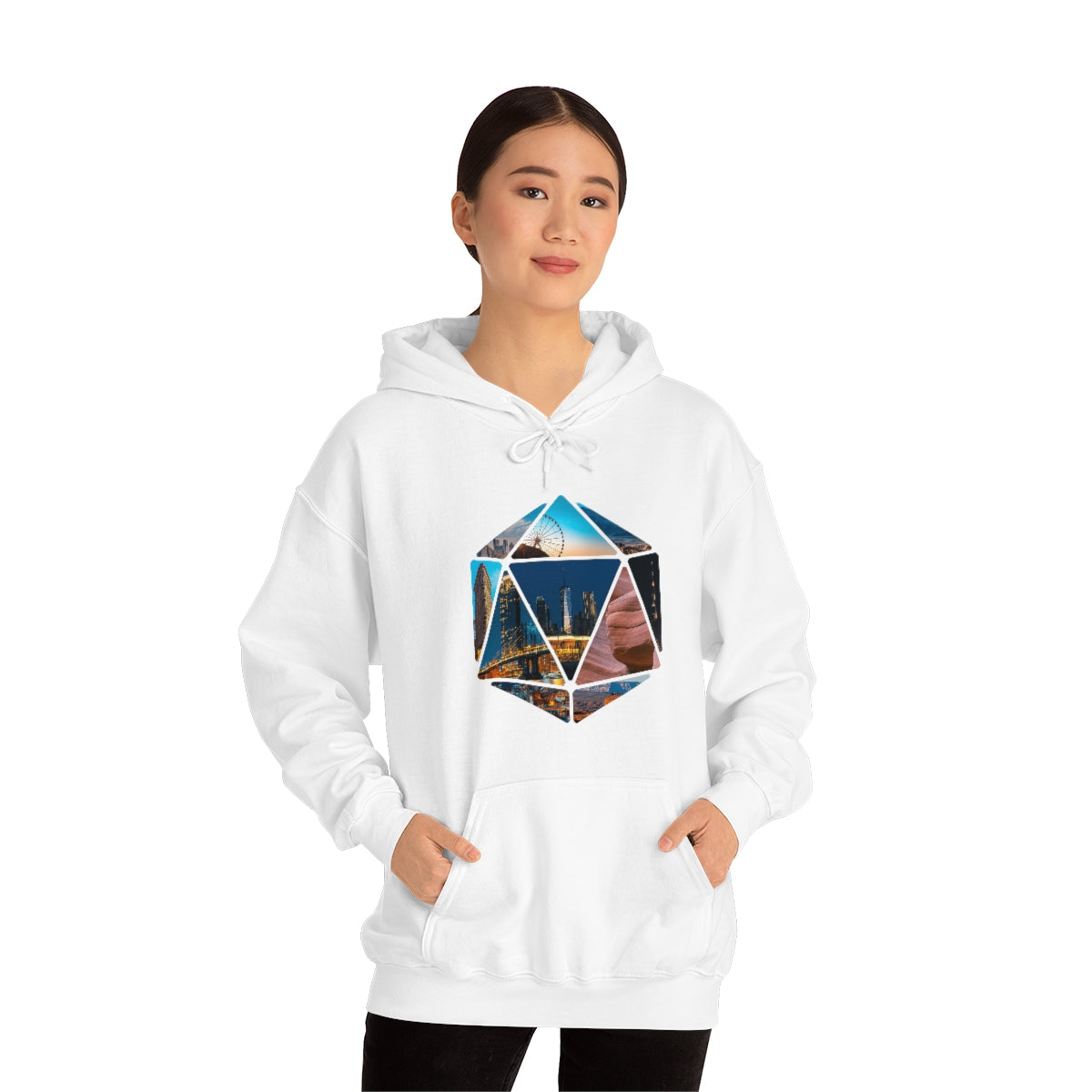 Hexagon Art Unisex Heavy Blend Hooded Sweatshirt