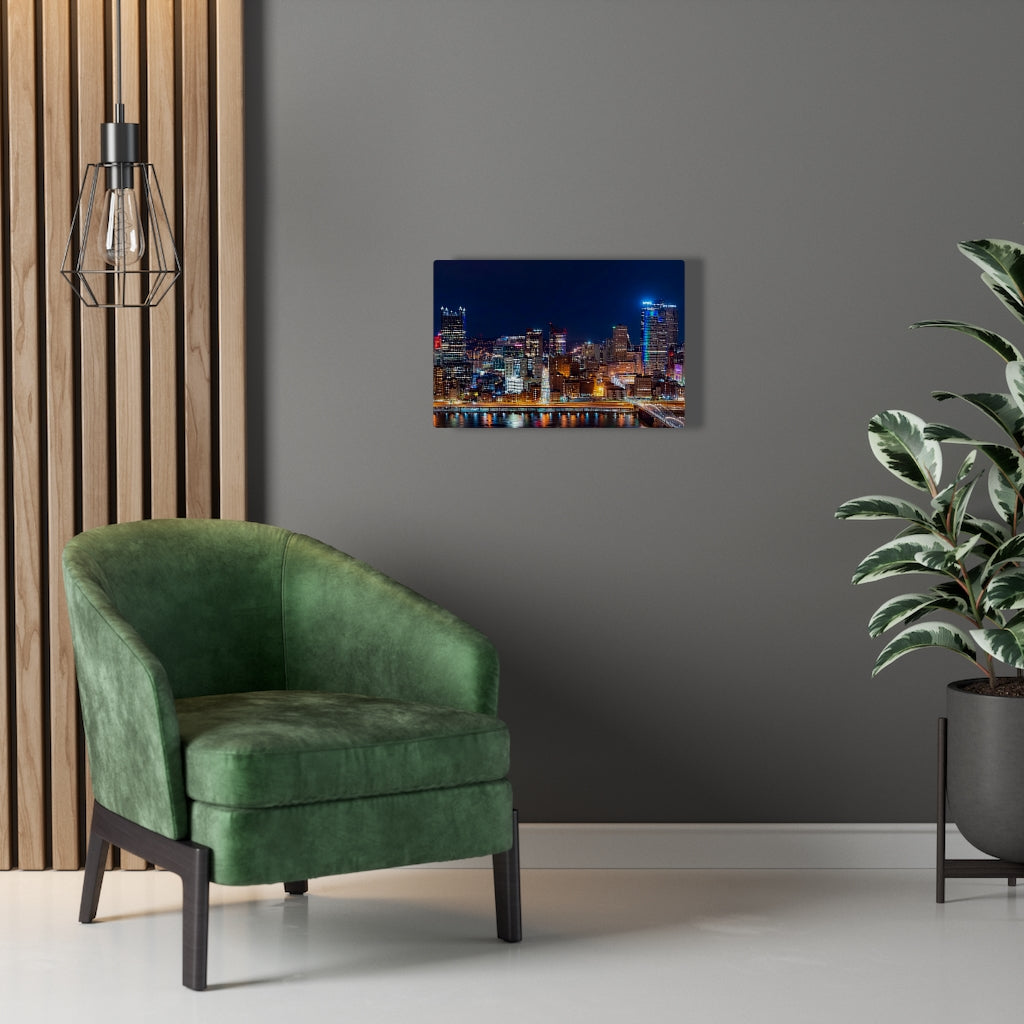 Pittsburgh Skyline Canvas Gallery Wraps