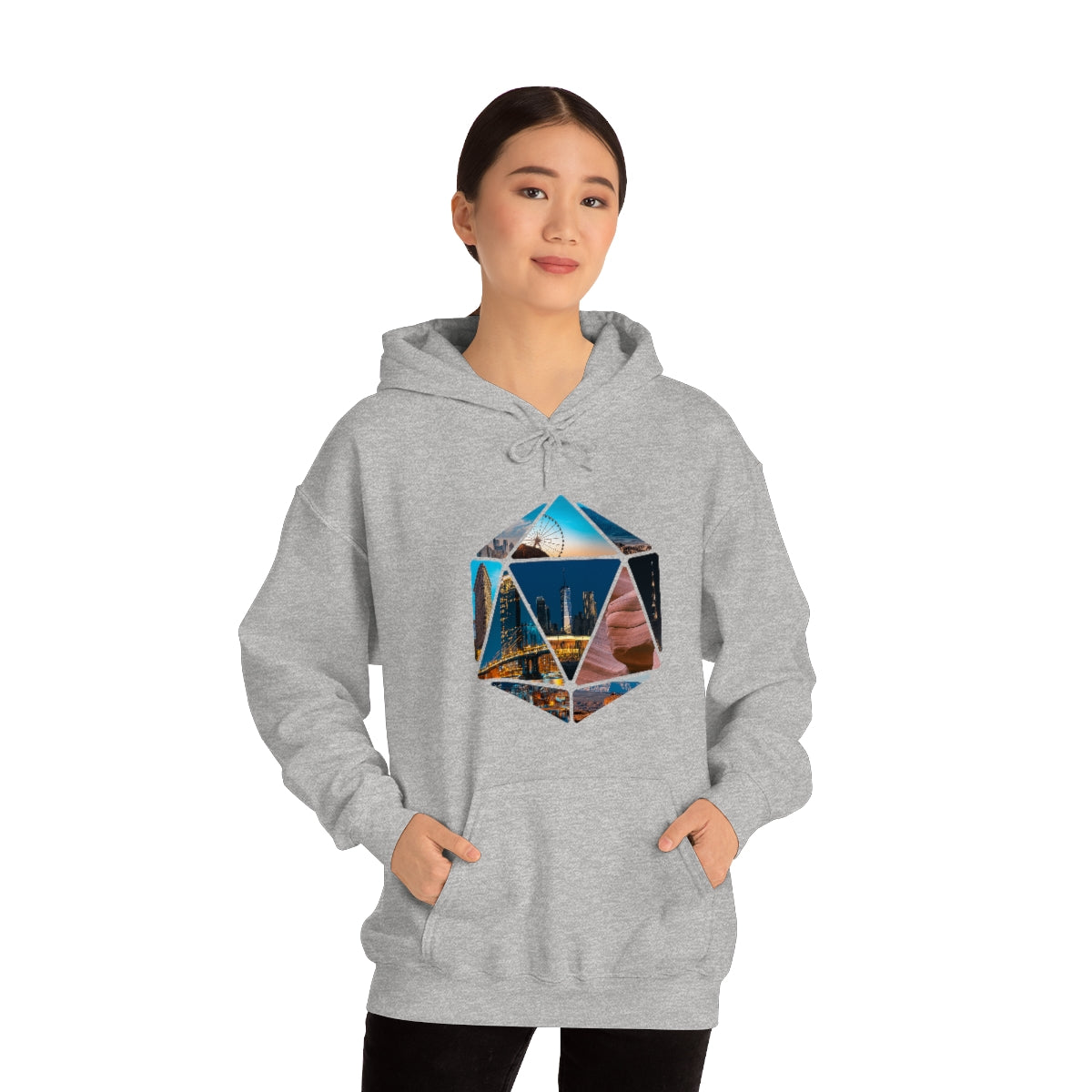 Hexagon Art Unisex Heavy Blend Hooded Sweatshirt