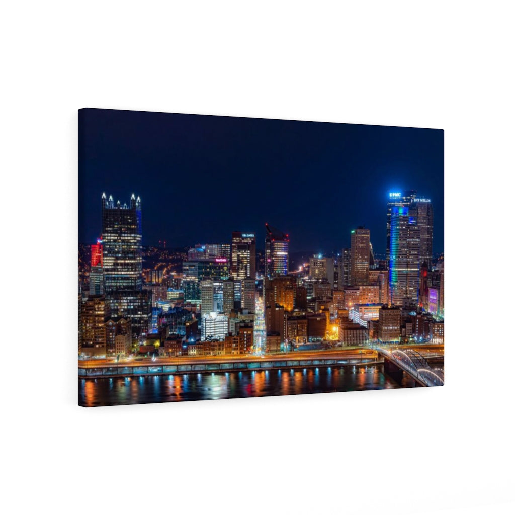 Pittsburgh Skyline Canvas Gallery Wraps