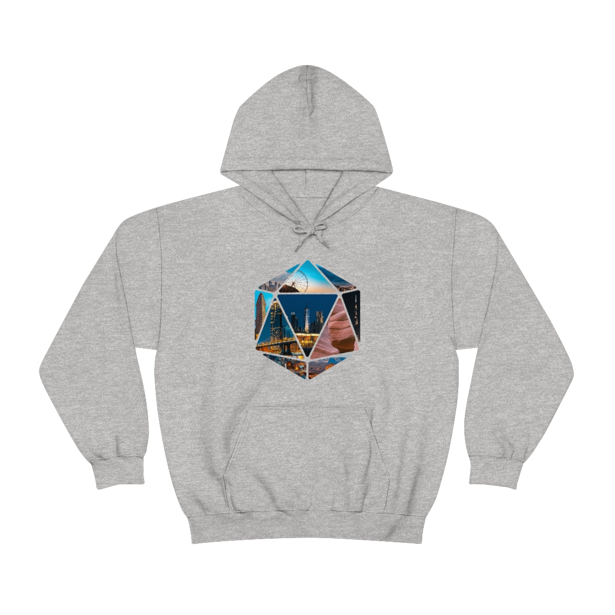 Hexagon Art Unisex Heavy Blend Hooded Sweatshirt