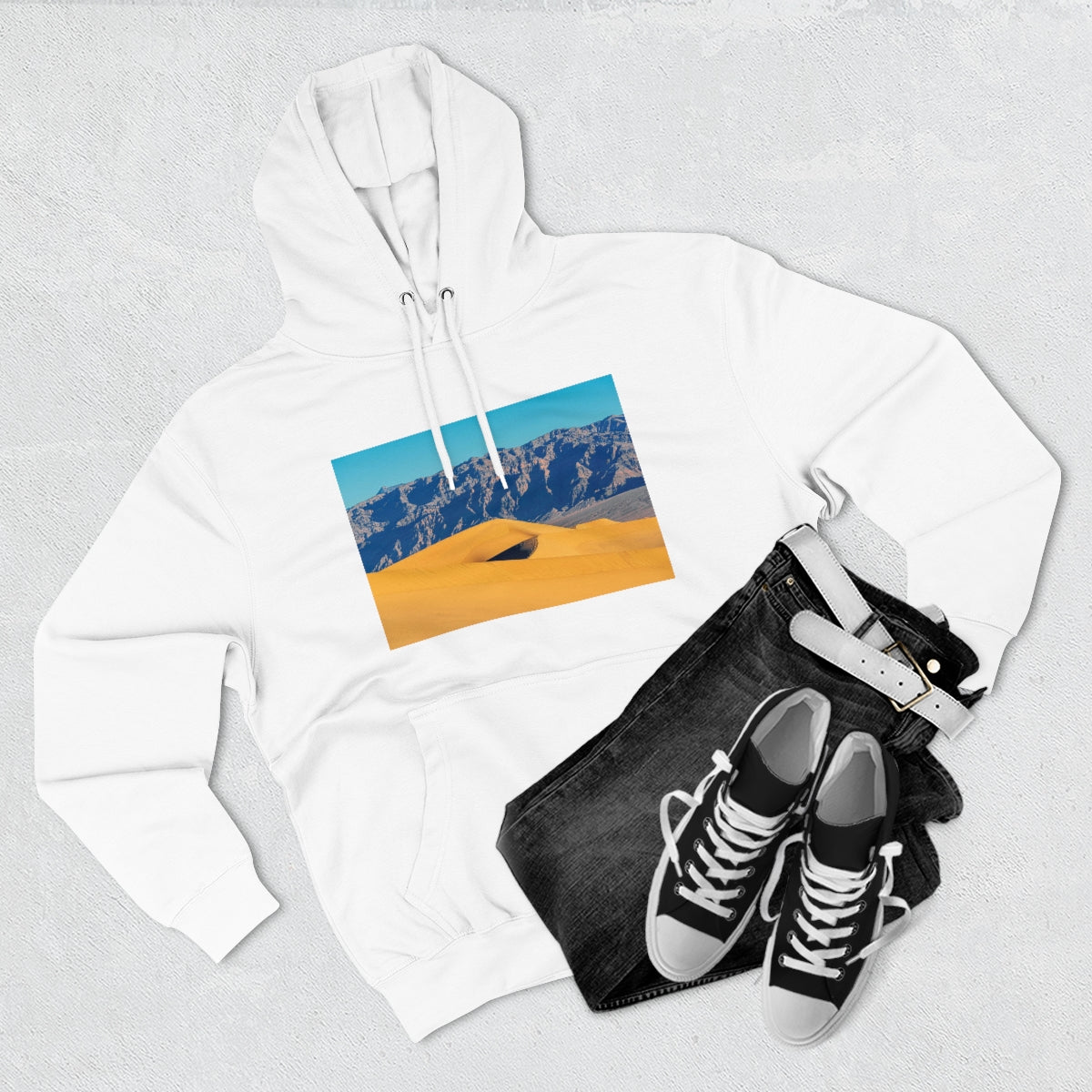 Desert Unisex Premium Pullover Hoodie