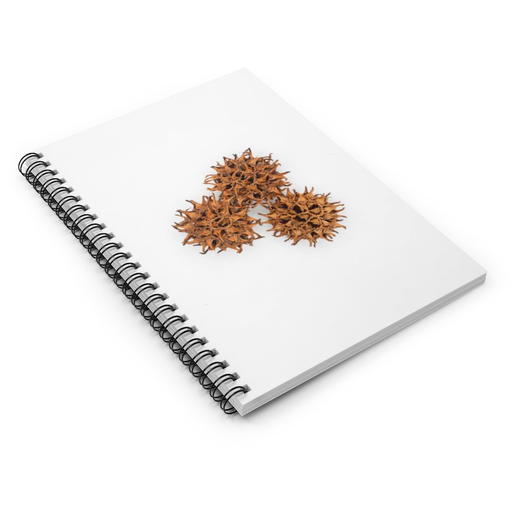 Spiky Spiral Ruled Notebook