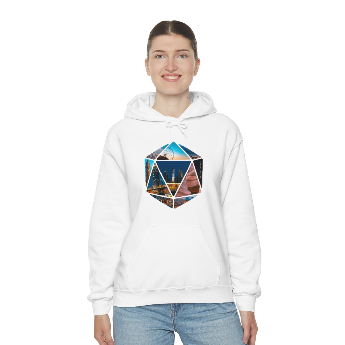 Hexagon Art Unisex Heavy Blend Hooded Sweatshirt