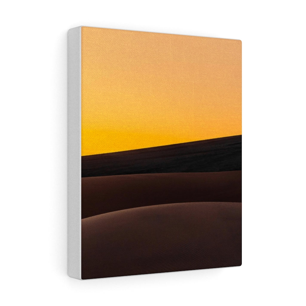 Sunrise Over Dunes Minimalist Canvas Gallery Wraps 8 by 10