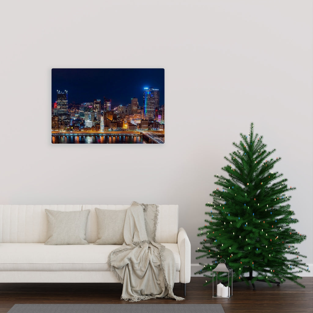 Pittsburgh Skyline Canvas Gallery Wraps